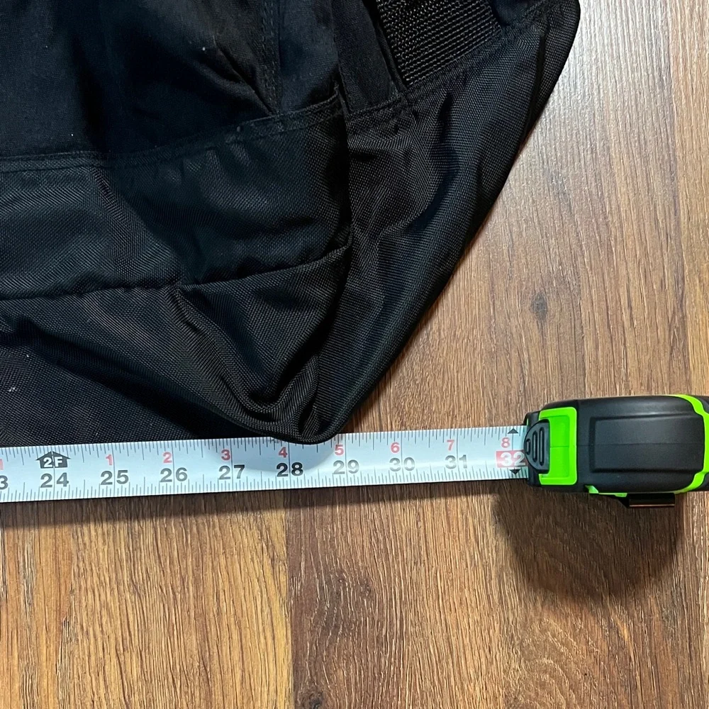 Eddie Bauer Black and Red Duffel Bag